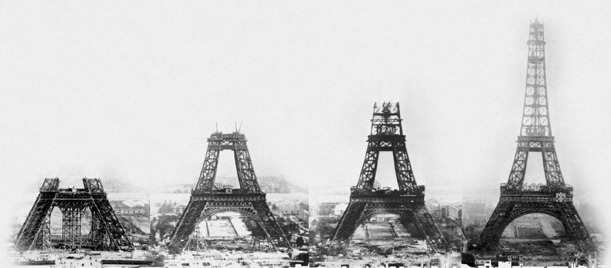 L’empreinte d’Eiffel comme symbole de réussite.